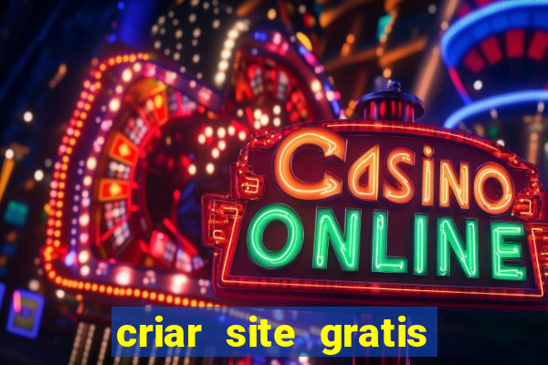 criar site gratis de jogos